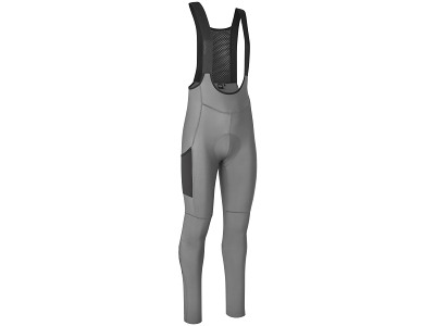 GripGrab PACR Thermal Lange cykelbukser med seler - Herre - Grå