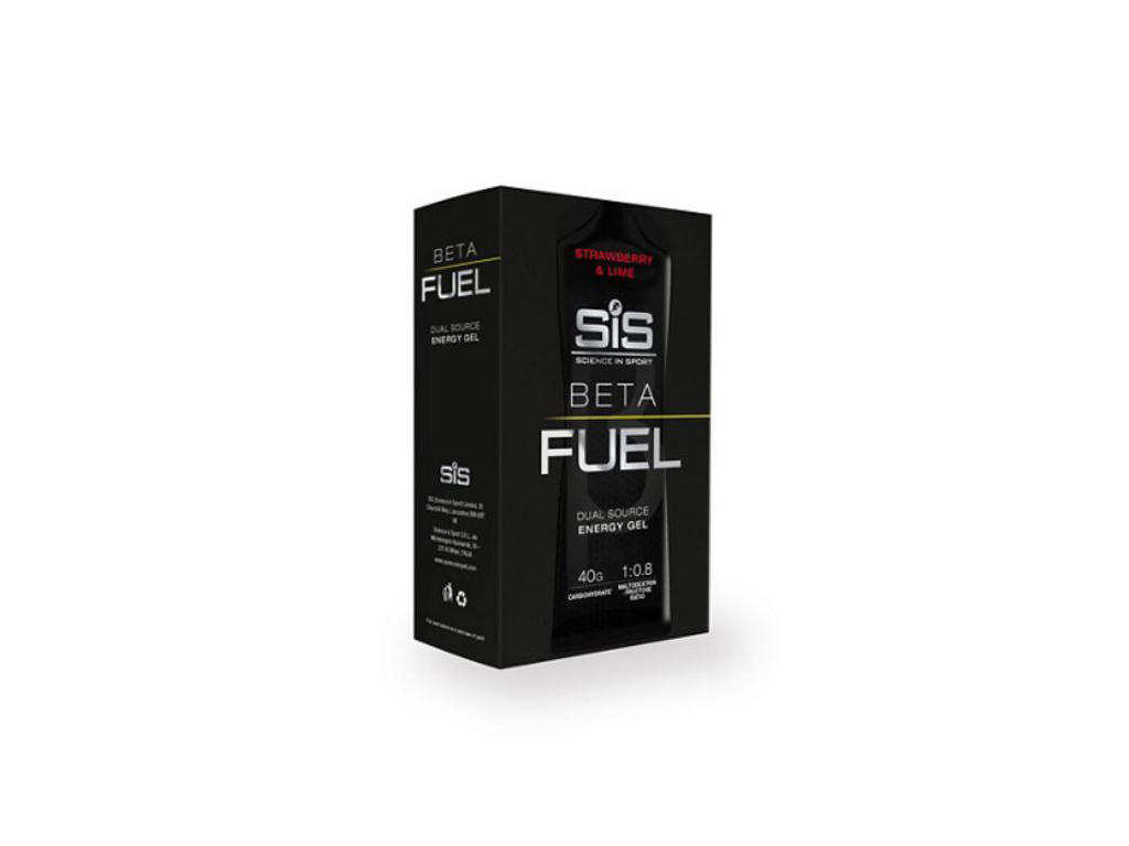 SIS Beta Fuel - Energy gel - Jordbær & Lime - Kasse á 6 stk. 
