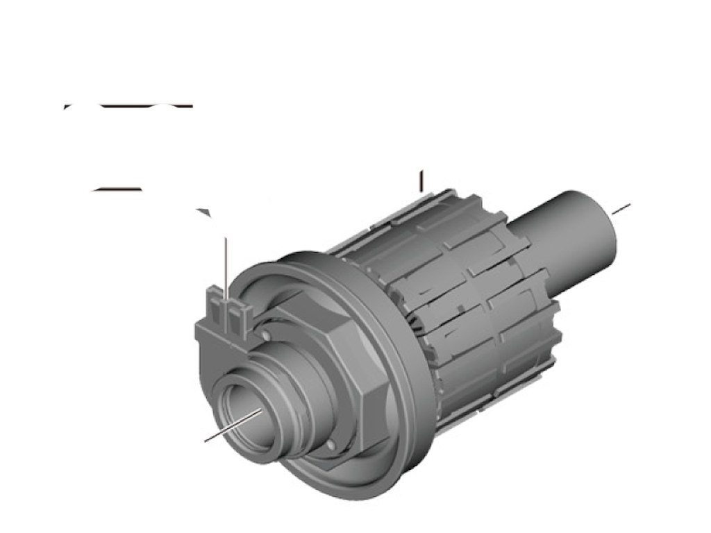 Shimano Nexus navindsats til Dymano nav model DH-UR708-3D Sort