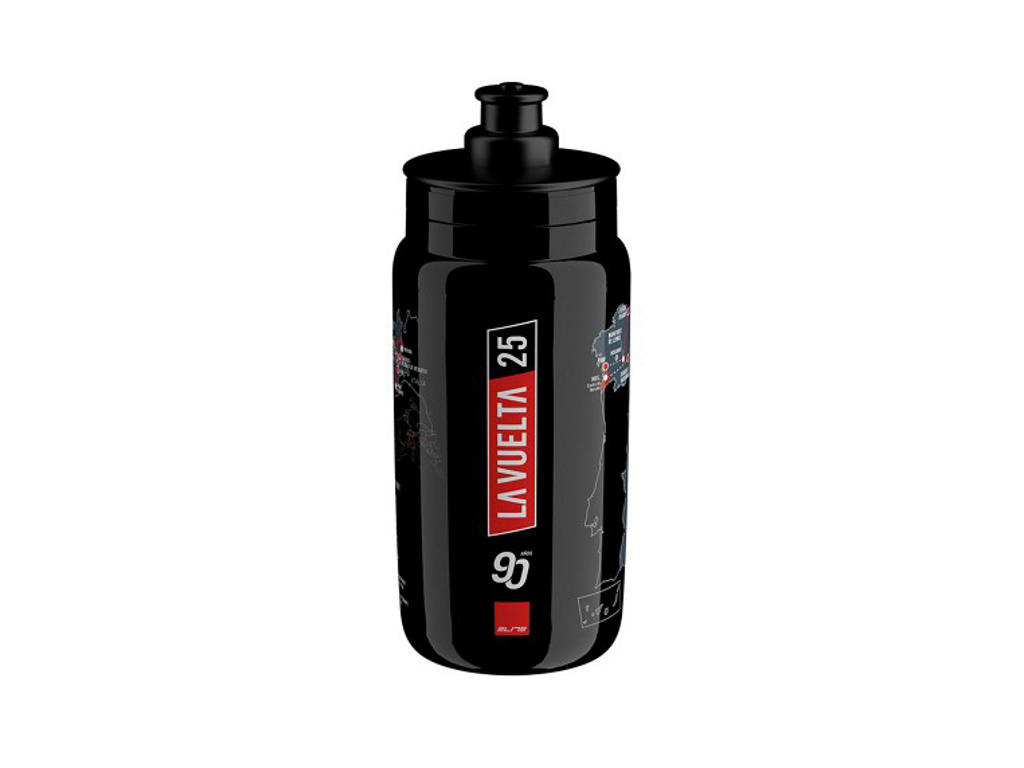 Elite Fly Teams 2025 - Drikkedunk 550ml - Vuelta Black Map