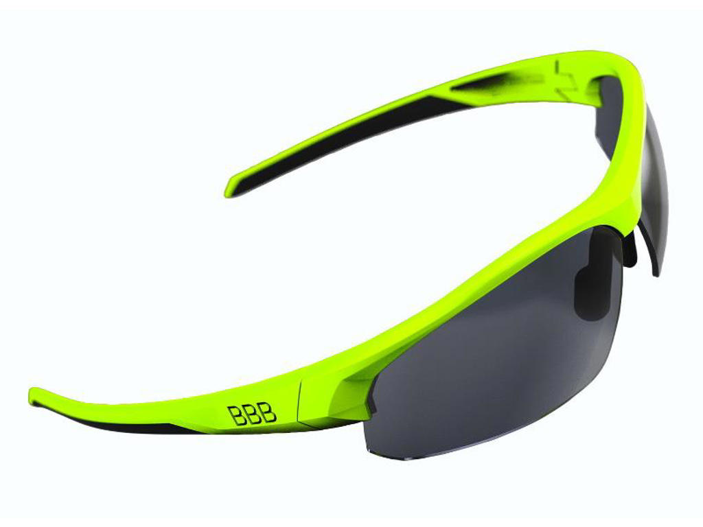 BBB Impress BSG-58 - Løbe- og cykelbrille - 3 sæt linser - Neongul