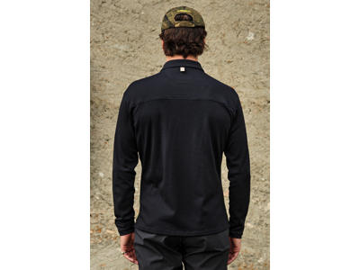 Giordana Gravel Uld Cykeljakke - Lange Ærmer - Sort - Str. 2XL