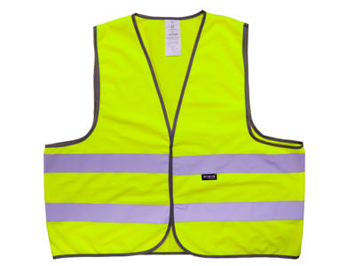 WOWOW Mesh Gilet - Refleksvest til voksne - Neongul