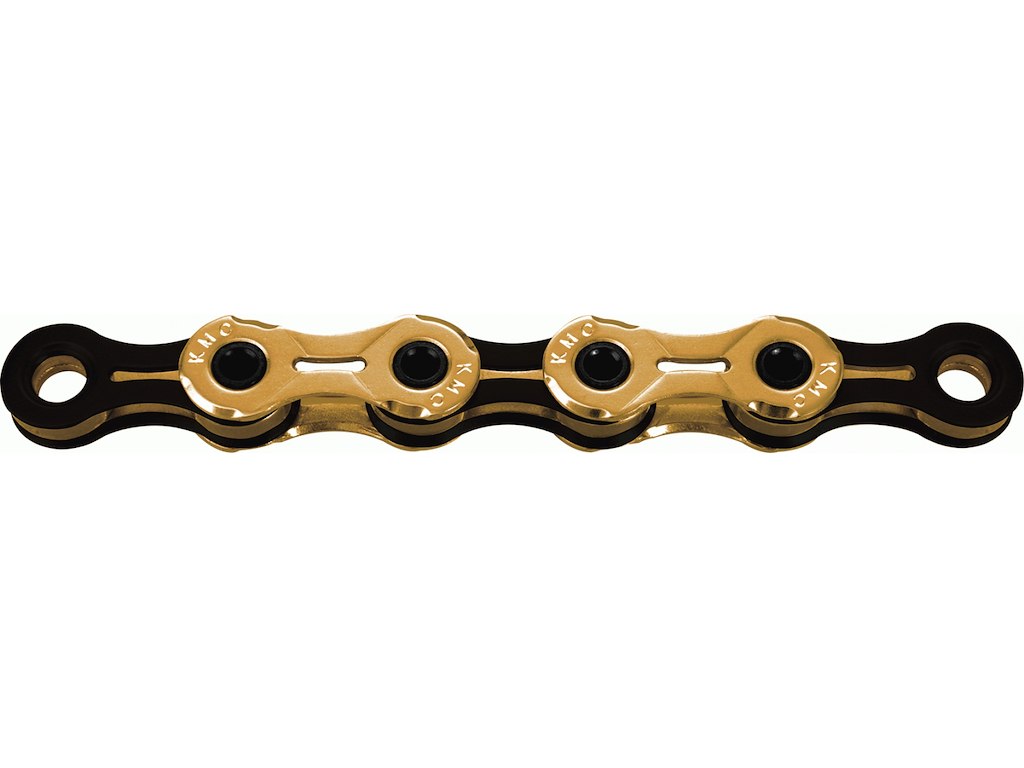 KMC super light kæde X11SL 118L guld/sort
