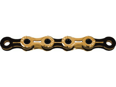 KMC super light kæde X11SL 118L guld/sort