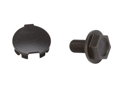 Shimano Steps - Bolt og støvdæksel til pedalarm - Sort - FC-E6000