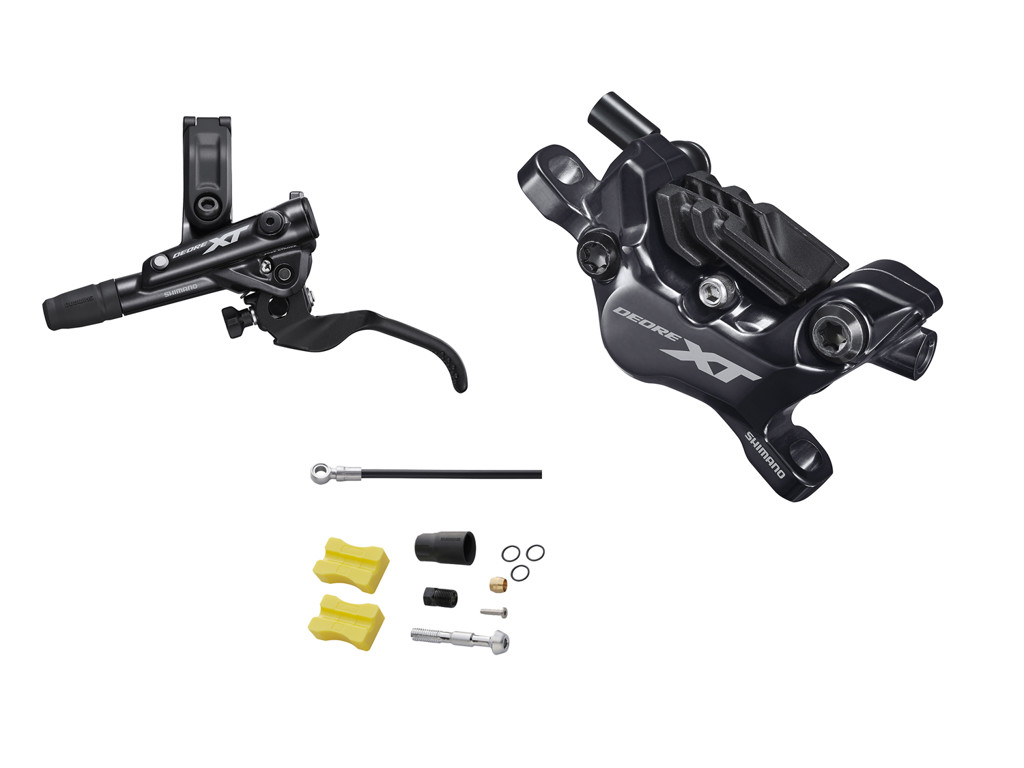 Shimano XT M8120 - Hydraulisk bremsesæt - For/venstre - 4 piston