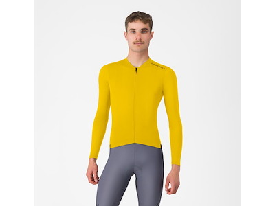 Castelli Espresso 2 LS Jersey - Cykeltrøje - Lange Ærmer - Herre - Mango Mojito - 3XL