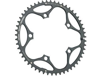 Stronglight klinge - 53 tands - ø130 - 5 huller - 10/11 speed - Zicral CT2 alu - Sort