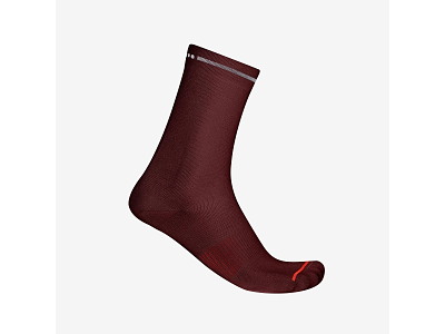 Castelli Premio Evo 18 Sock - Cykelstrømper - Deep Bordeaux