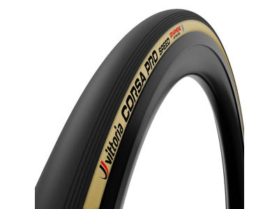 Vittoria Corsa Pro Speed G2 - Road foldedæk TLR -  Sort/Brun