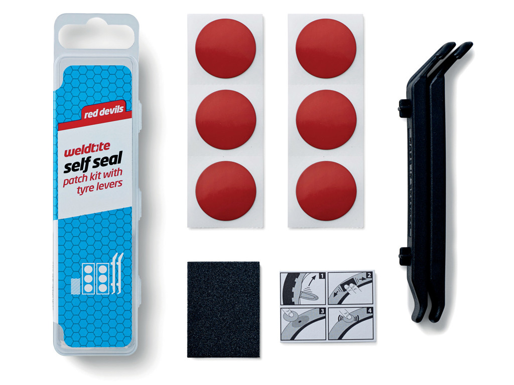 Weldtite Red Devil - Self seal reparationskit med 2 dækjern