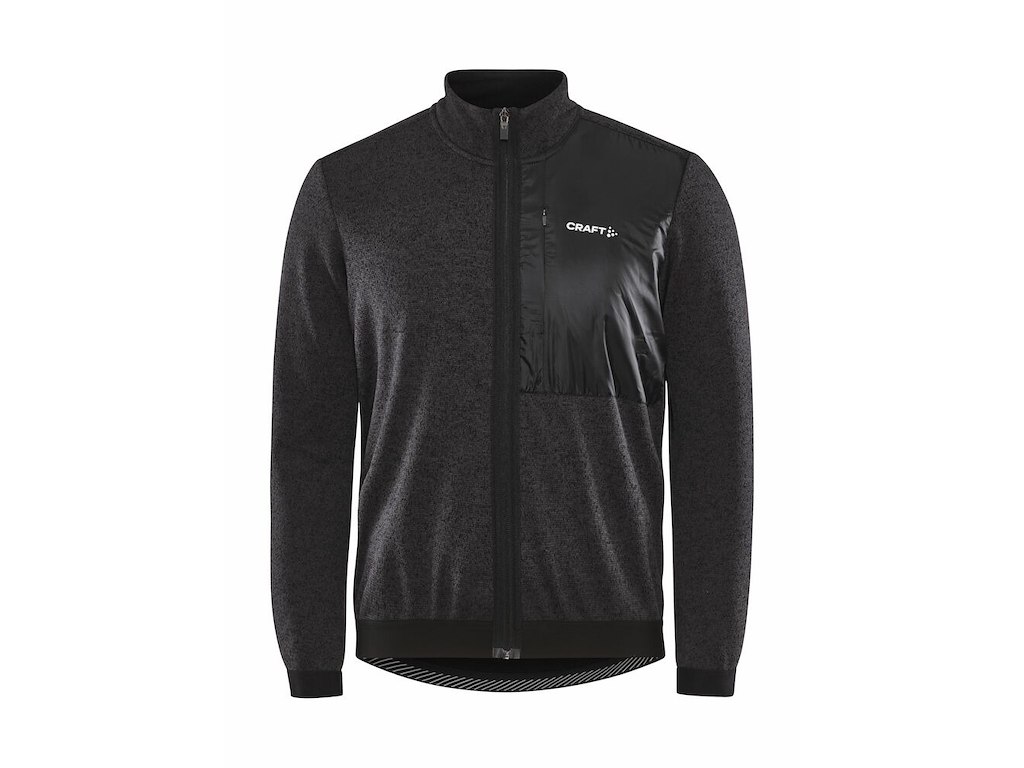 Craft Adv Gravel Subz Knit Cykeljakke Sort Herre