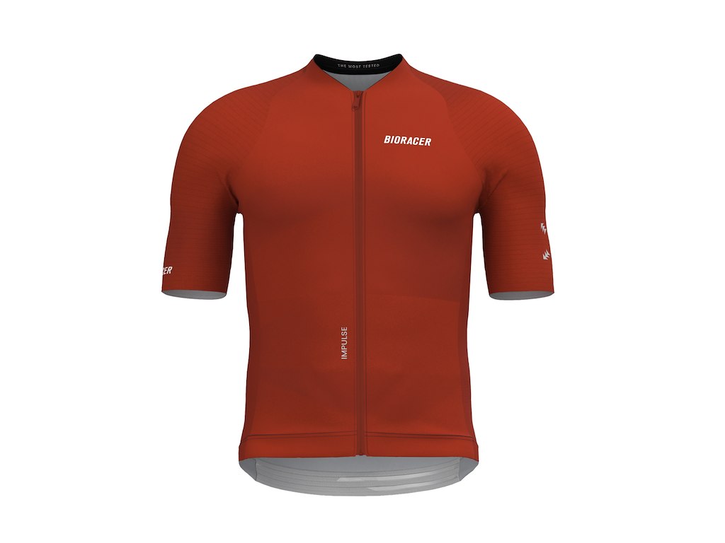 Bioracer Icon Impulse Jersey - Cykeltrøje - Korte Ærmer - Herre - Terra Cotta - XS