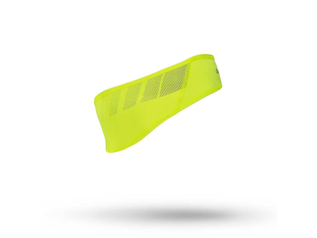 GripGrab Windproof Hi-Vis Headband 5038 - Pandebånd Vindtæt - neon gul