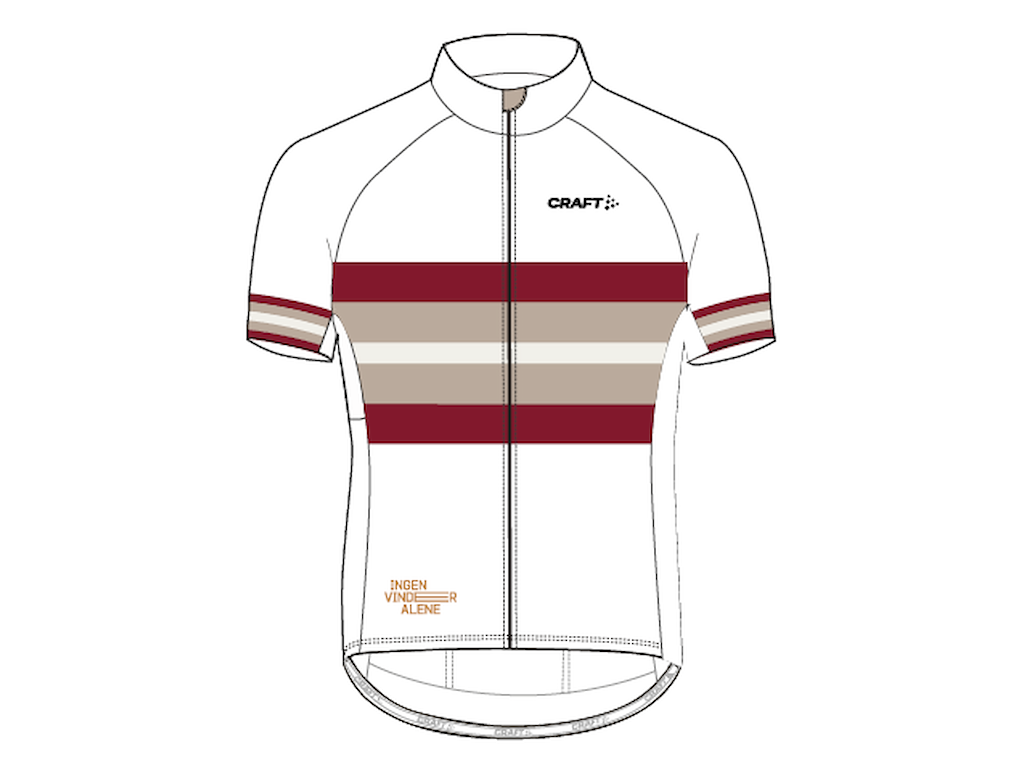 CRAFT EBC 3.0 Aero Jersey - Cykeltrøje - Korte ærmer - Herre - Hvid - Str. L
