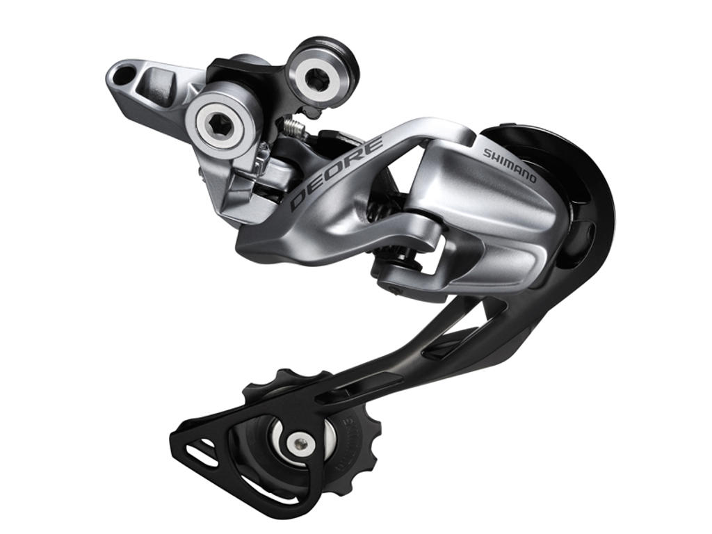 Shimano Deore - bagskifter 3 x 10 gear Shadow RD - Sølv
