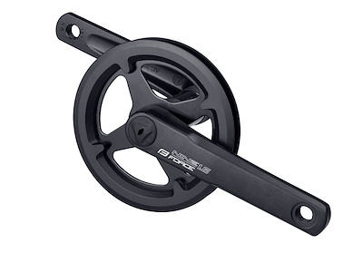 FORCE NINE1.6 kranksæt med 32 tands klinge stål 152 mm alu pedalarme til firkantet aksel