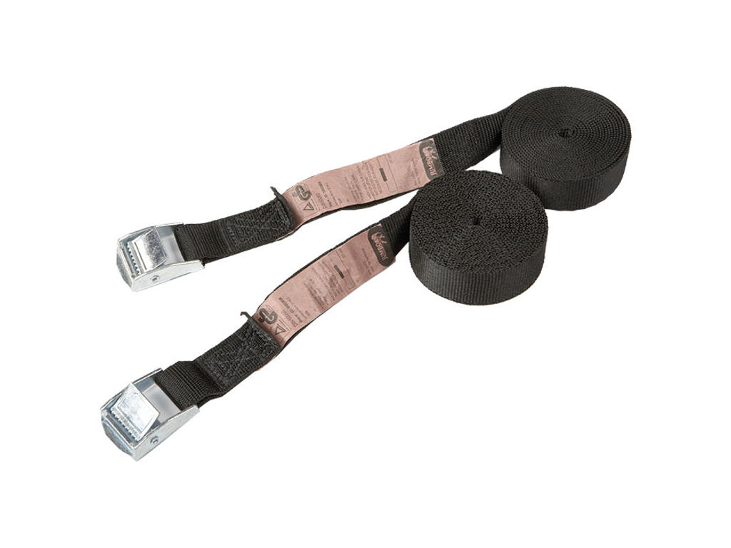 Jumbo bagagerem - 2X250cm/25mm - 2stk -Sort