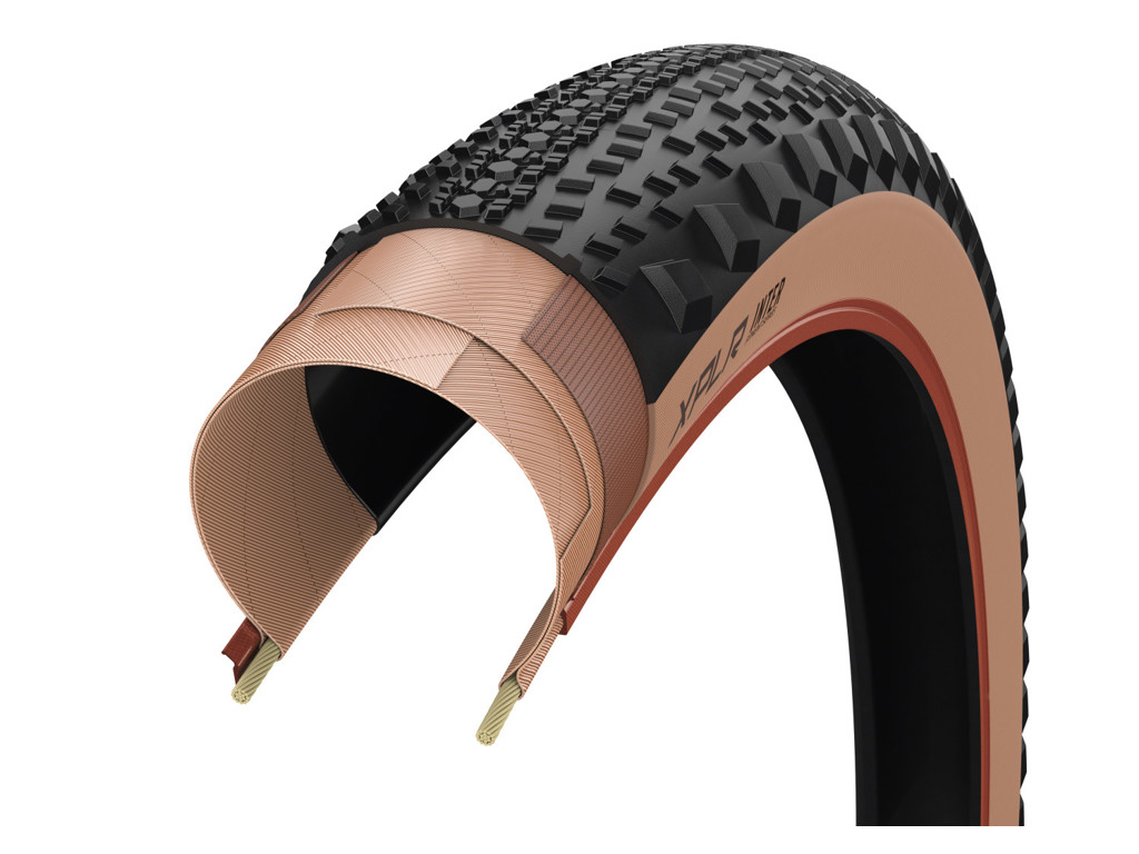 Goodyear XPLR Inter TLR - Foldedæk Gravel - 700x45c - Sort/tan