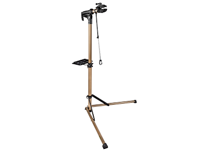 FORCE Alu 2.0 Arbejdstander med Bakke - Foldbar - Guld/Sort 