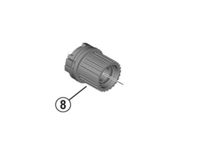 Shimano MT501 - Kassettehus - Til Shimano baghjul WH-MT501