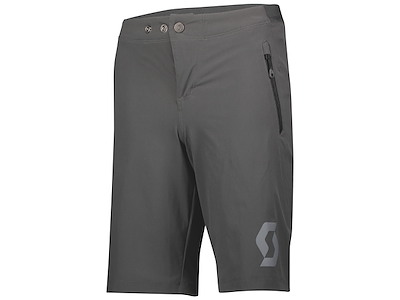 SCOTT Trail 10 Loose Fit Shorts med Indlæg Mørkegrå til Junior Str. 140 cm