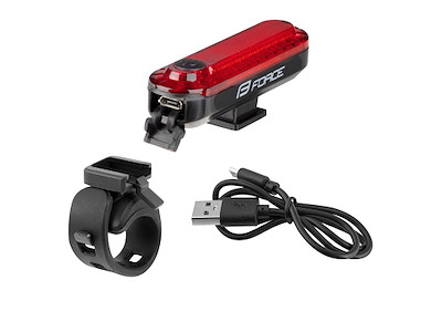 FORCE Dot Baglygte - USB Opladelig - 20 Lumen 