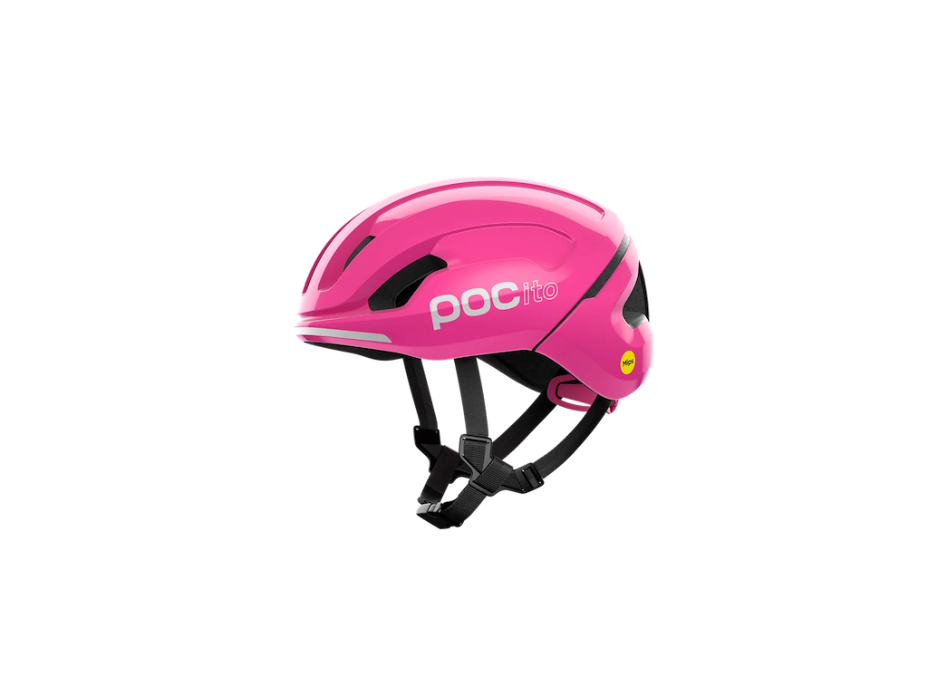 POC POCito Omne MIPS - Cykelhjelm - Fluorescent Pink - Str. S/51-56cm