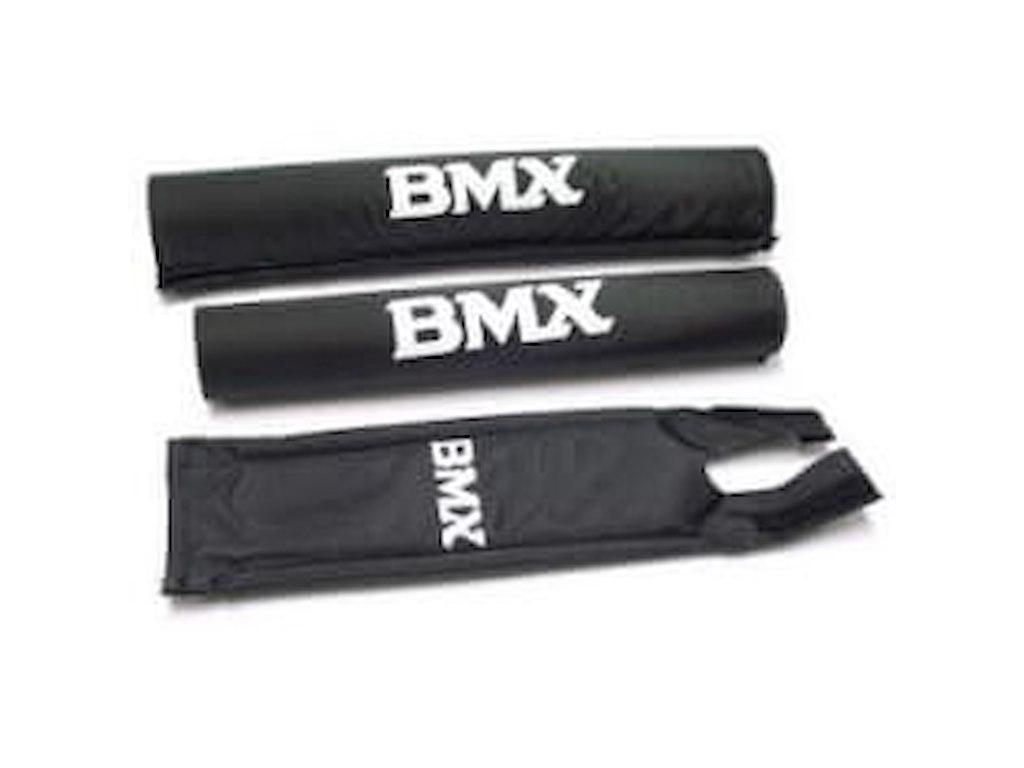 Pudesæt til beskyttelse af BMX Sort