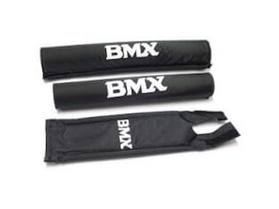 Pudesæt til beskyttelse af BMX Sort