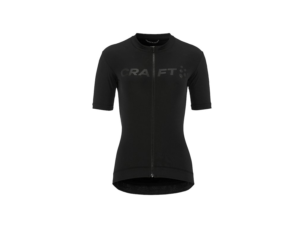 CRAFT Endur Logo Jersey - Cykeltrøje - Korte ærmer - Dame - Sort - Str. 2XL