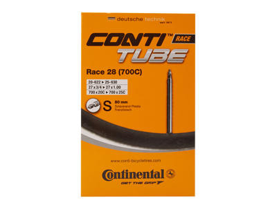 Continental Race 28 - Cykelslange - Str. 700x20-25c (20-25x622-630) - 80 mm racerventil