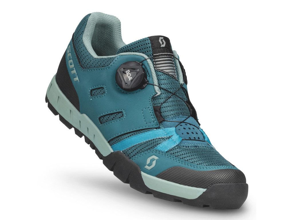 SCOTT Sport Crus-r Flat Boa - Cykelsko - Dame - Petrol Blue/Mint Green