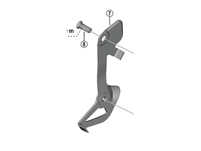 Shimano Cues Inderplade til bagskifter model RD-U4010