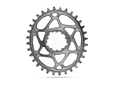 AbsoluteBlack Oval klinge 32 tands Direct Mount Boost 3mm offset - SRAM - Titanium