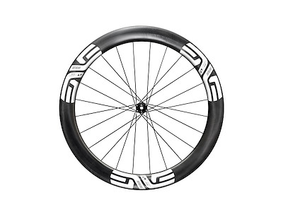 ENVE SES 6.7 forhjul Race 700c Center Lock disc og E-Thru 12 x 100mm med hvide stickers