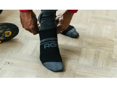 AGU Winter Merino - Cykelstrømper - Sort