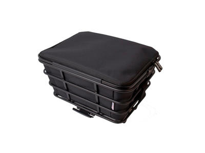 Atran Velo ADD 22 - Cykeltaske til kurv - 22 liter - Sort