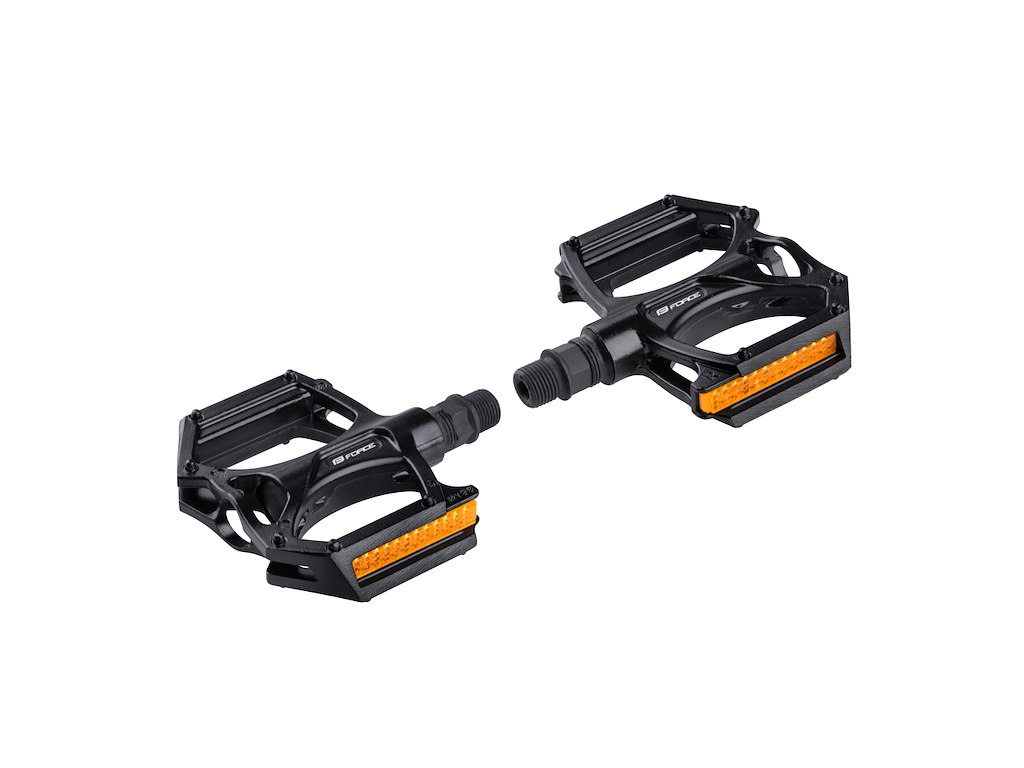 FORCE pedaler BMX i aluminium - Sort