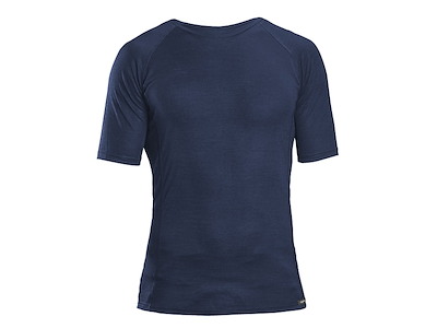 GripGrab Merino Base Layer Kortærmet Navy Størrelse XS