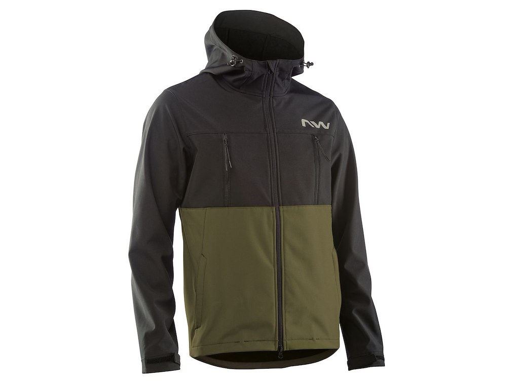 Northwave Easy Out Shoftshell Jakke - Herre - Grøn/Sort