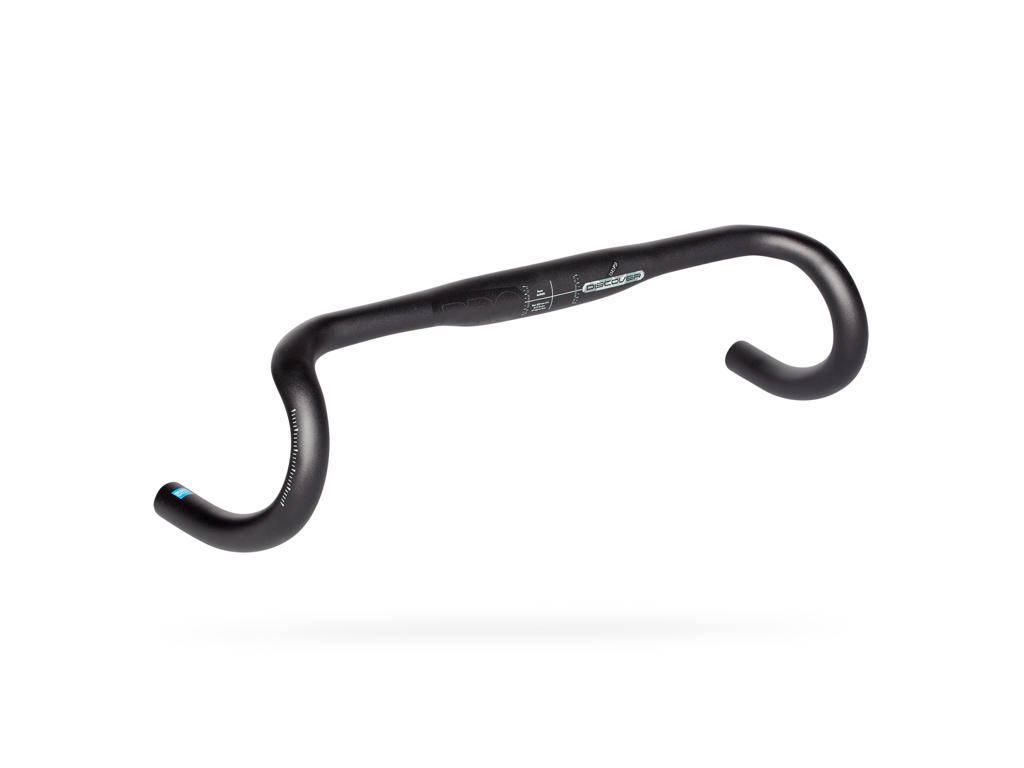 PRO PLT Discover - Gravel styr - 12 grader sweep - 40cm - 31,8 mm Sort