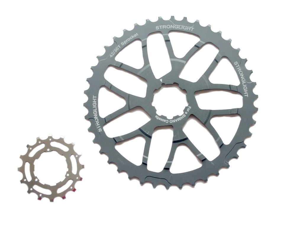 Stronglight Kassette opgradering til 40T Shimano