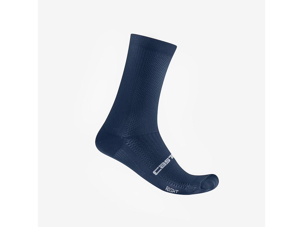 Castelli Espresso 18 cykelstrømper belgian blue (Strømpe str.: 36-39) Castelli Espresso 18 cykelstrømper belgian blue (Strømpe str.: 36-39)