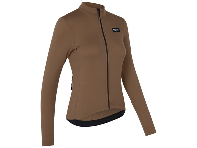 GripGrab EXPLR Merinotech Thermal Cykeltrøje med lange ærmer - Dame - Brun