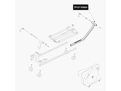 Scicon Front Fork Mount - Aerocomfort 3.0 - Rød