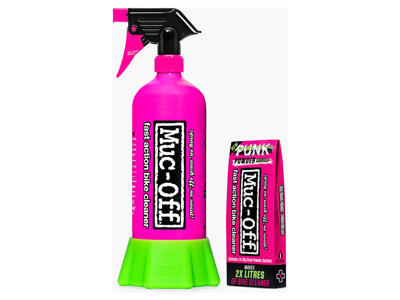 Muc-Off Bottle for Life Bundle - Bike Cleaner - Inkl 4x30g Punk Powder