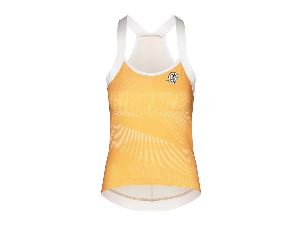 Bioracer Icon Top - Uden ærmer - Dame - Gul/Orange - Str. L