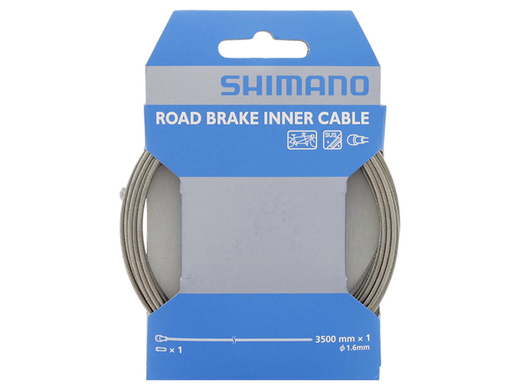 Shimano - Bremsewire i rustfri - 1,6 x 3500mm - Road